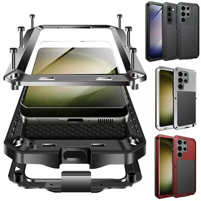 For Samsung Galaxy S23 S22 S21 Ultra S10 Plus Case Heavy Duty Tough Metal Cover • $24.98