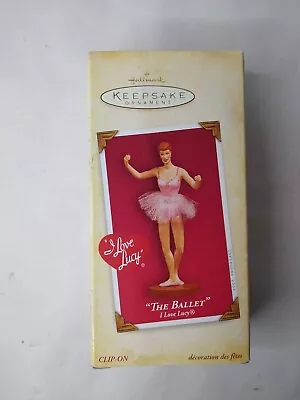 Hallmark 2004 The Ballet I Love Lucy Keepsake Clip-On Ornament NEW • $10.99