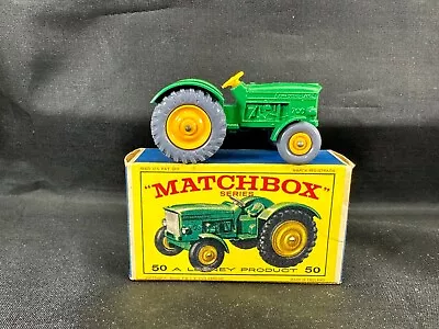 Matchbox Lesney 50b John Deere Tractor - Mib • $19.50