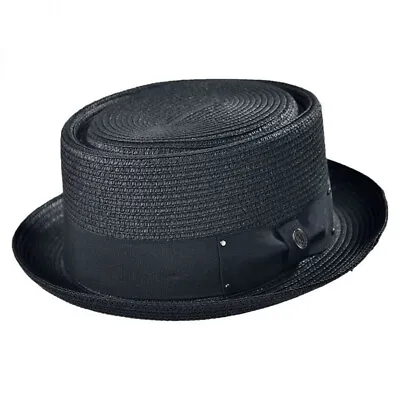 Jaxon Hats Toyo Straw Braid Pork Pie Hat • $39.95