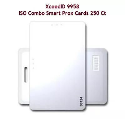 XceedID 9958 ISO Combo Smart Prox Cards 250 HID Compatible 4K MIFARE [CTW] • $597.30