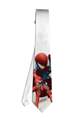 Spiderman Marvel Hero Comic Necktie Neck Tie Anime Manga Cosplay • $17.60