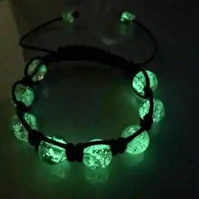 Glow In The Dark  Bracelet 10mm Men's Women's BRACELET Shamballa Bracelet • $15.99