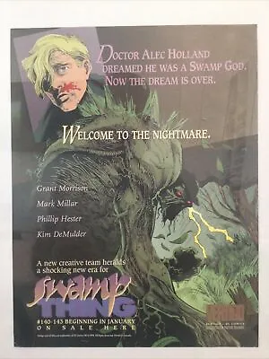 Promo Poster Swamp Thing  10 X 13 DC Comics Unused 1994 Vertigo • $49.95