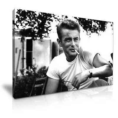 James Dean Black & White Modern Canvas Wall Art ~ 5 Size • £12.99