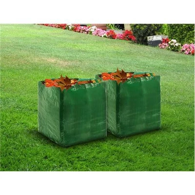 £5.94 • Buy 2x 82L Large Garden Waste Bags Heavy Duty Refuse Storage Sacks Handles Grass New
