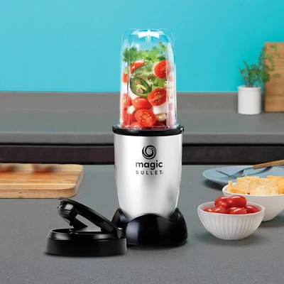 £34.99 • Buy NutriBullet 1485 Magic Bullet 4pc Blender Mixer & Food Processor Silver 01485