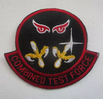 USAF US Air Force Combined Test Force Patch *NICE Post Vietnam War • $9.95