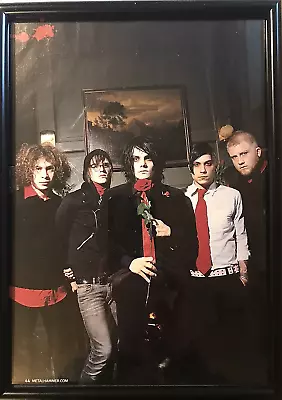 A4 Framed MY CHEMICAL ROMANCE Magazine  Poster MH15#+ • £7.99