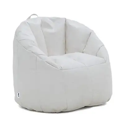 $107.32 • Buy Big Joe Milano Outdoor Weatherproof Bean Bag Chair White Vinyl UV Protected W...