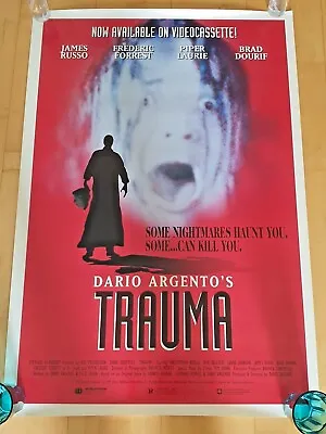 Trauma - Dario Argento 1993 Giallo - Original Home Video Poster • £29.75