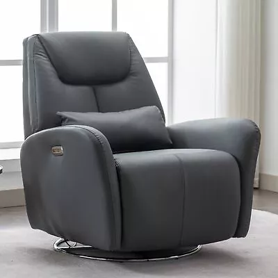 Intelligent Voice Control Power Recliner With Bluetooth USB Swing 270° Swivel • $607