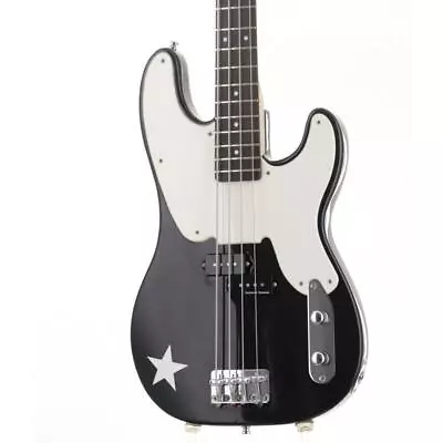 Squier Mike Dirnt Precision Bass Modified Black 2008-2009 Electric Bass Guitar • $548.79