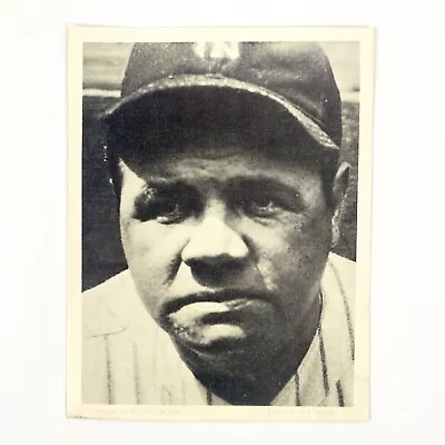 Babe Ruth 1974 Capital Publishing Baseball Photo Card #1 Yankees Tough Find! • $79.99