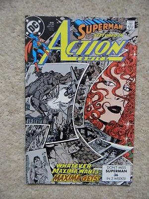 £12.50 • Buy ACTION COMICS #645 - DC Comics - Sep.1989 - 1st App. Of MAXIMA - VF/NM