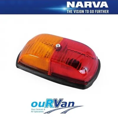 1 X NEW NARVA 85760 Caravan Camper Red/Amber Side Marker Light Jayco Windsor • $24.95