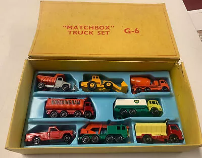 Matchbox Giftset G-6  Commercial Truck Set  1966 Mail In W/original Shipper Box! • $589.95