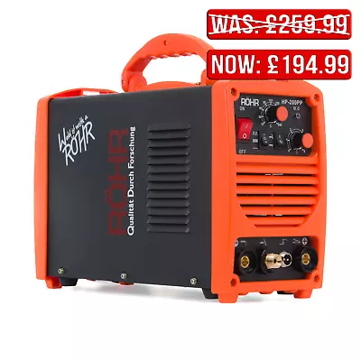 TIG ARC Welder Inverter MOSFET MMA 240V / 200 Amp DC Portable Machine - ROHR 02 • £194.99