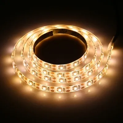 Battery Powered LED Strip Light 3528 SMD Tape With Battery Box White RGB 0.5M-2M • $3.29