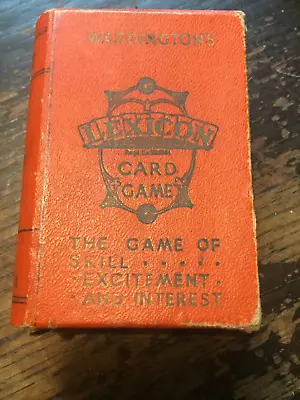 Vintage Waddington's  Lexicon   Card Game Complete & In VGC • £5.50