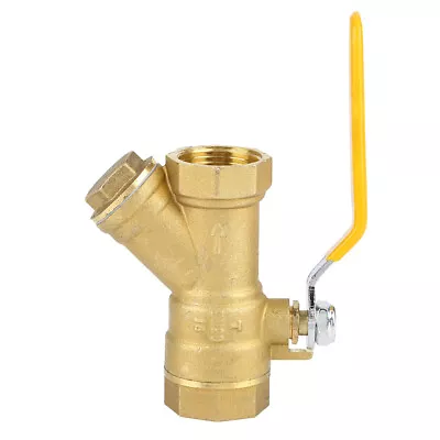 Y Type Strainer Filter Valve 3/4" BSPP Female Thread For Water Natural Gas • $15.74