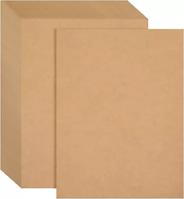 96 Sheets Brown Kraft Paper Cardstock 176Gsm (8.5 X 11 In) For Crafts Wedding • $19.96