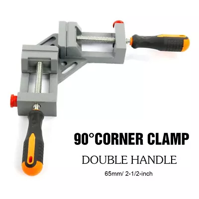 90° Corner Clamp Right Angle Clamp Aluminum Alloy Adjustable Swing Jaw Corner • $13.59