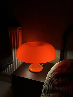 Vintage Style Mushroom Design Table Lamp Orange • £47