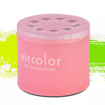 Angel Snow Viccolor Japan Air Freshener Pink Jar Fragrance Gel 85g Diffuser • $9.99