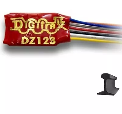 Digitrax DZ123 ~ New 2024 ~ DCC Wired Motor Decoder 2 Functions ~ Z To HO Scale • $19.92