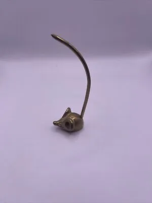 Vintage Brass Mouse Ring Holder Or Decoration • $19.99