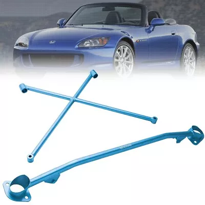 Megan Racing Race Spec Blue Front X-Brace Tower Bar For 99-09 S2000 AP1 AP2 • $121.59