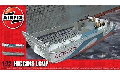 Higgins Lcvp - Landing Craft  - Airfix  Plastic Kit - 1:72 A02340 • £14.99