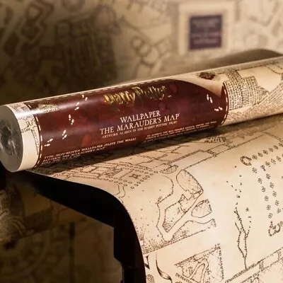 MinaLima Harry Potter The Marauder's Map Deluxe Wallpaper Roll 0.5x10m SEALED • $195.95