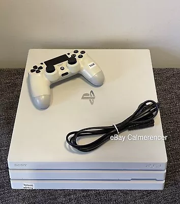 Sony PlayStation 4 Pro 1TB Console - White- Low Firmware 8.5 - Tested&Working • $585