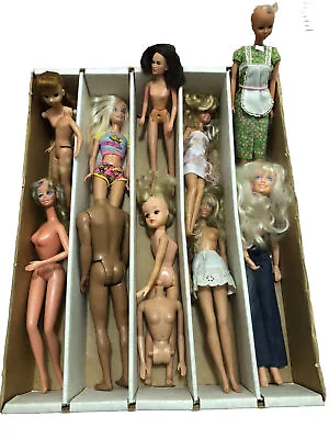 Vintage Barbie & Clone Dolls 1960's 1970's TLC Lot  For Parts Repairs Mattel • $50