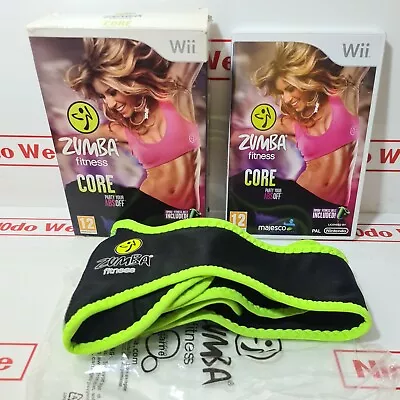 Zumba Core With Fitness Belt (Nintendo Wii) GRADE A / Mint / Excellent Condition • £20