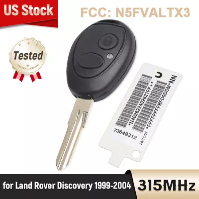 N5FVALTX3 ID73 For 1999-2004 Land Rover Discovery Remote Key Fob With Code • $20.23