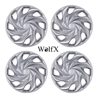 14  Set Of 4 Hubcaps Wheel Covers Snap On Full Hub Caps R14 Tire Nissan Toyota • $38.99