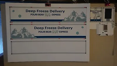 1.50 'DEEP FREEZE DELIVERY' Trailer Container Decals 45' • £3.99