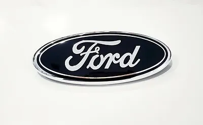 $33.95 • Buy 2005-2007 Ford F250 F350 Super Duty Front Grille BLACK Ford 9 Inch Emblem NEW