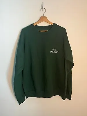 Vintage Green Jaguar Crewneck Sweatshirt Racing Auto Porsche Mercedes Benz   • $32