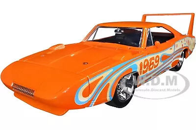 1969 Dodge Charger Daytona Orange I Love The 1960's 1/24 Diecast Car Jada 31389 • $19.99