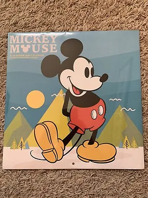 MICKEY MOUSE 16-MONTH 2020 CALENDAR! W/ BONUS Downloadable Wallpaper NEW Sealed • £12.64