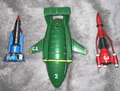£10 • Buy Matchbox Thunderbird 1, 2 And 3 Discast Models 1992 *please Read Description*
