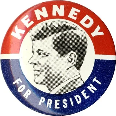 Classic 1960 John F. KENNEDY For PRESIDENT Campaign Button (1461) • $6.95