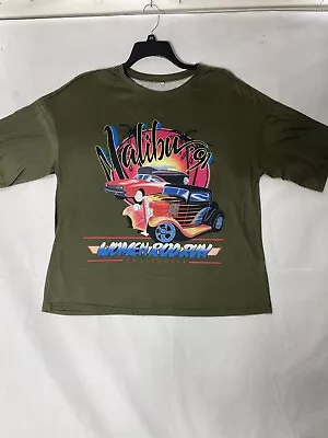 Vintage California Hot Rod Car T-Shirt 1990s 90s XL Malibu Classic Cars Shirt • $6.88