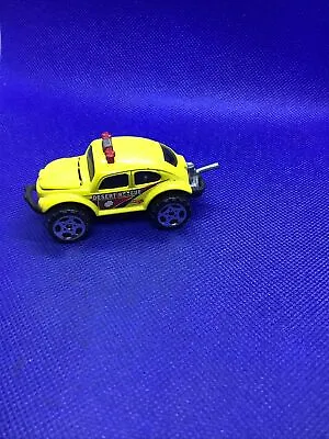 Matchbox Volkswagen VW Beetle 4x4 Baja Bug Car Yellow Sand Desert Rescue 1/64 • $13.99