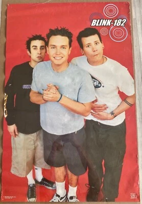 $69.99 • Buy Blink-182 Band Poster - Original Vintage Rare Funky  - 22x34.5