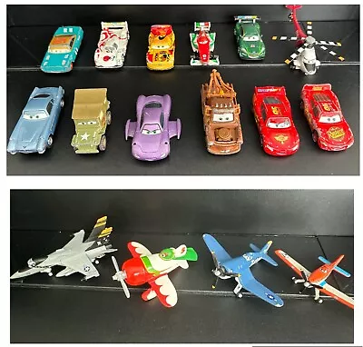 16 X Disney Pixar Cars Cars 2 & Disney Pixar Planes Die Cast Lot Bundle • $30